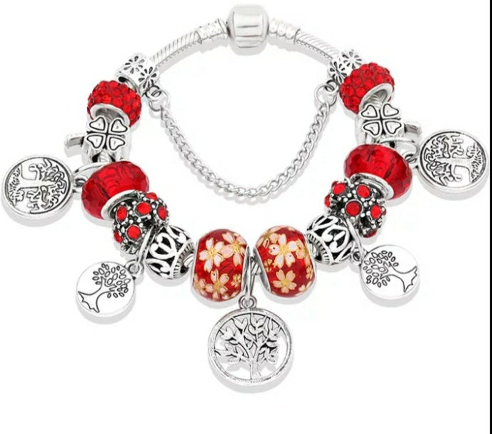 Baum des Lebens Edelstahlarmband