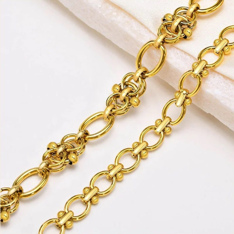 Edelstahl-Kettenarmband für Damen