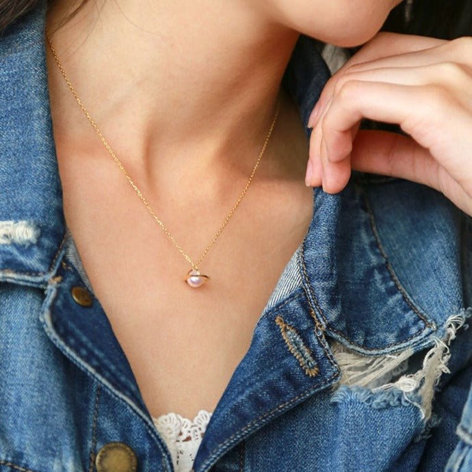 Jupiter-Halskette (massives Silber)