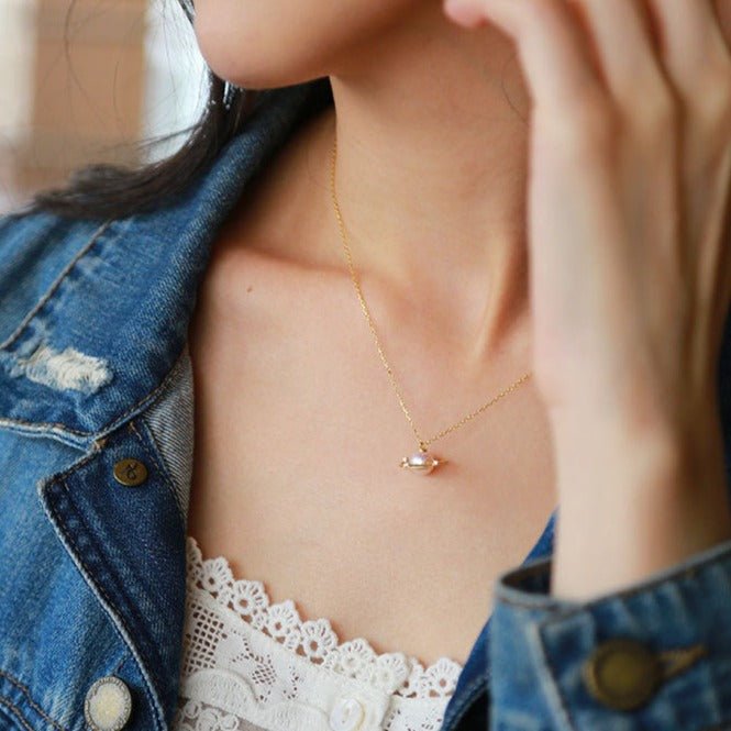 Jupiter-Halskette (massives Silber)