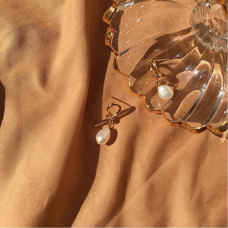 Knotenperlen Ohrringe