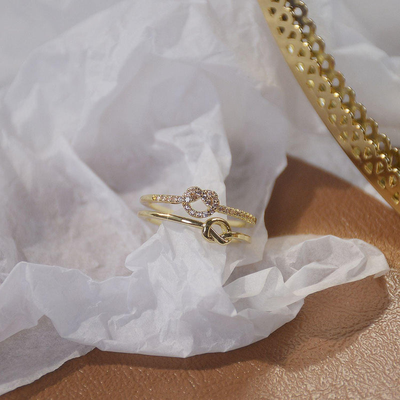 Liebesknotenring (2 Stile)