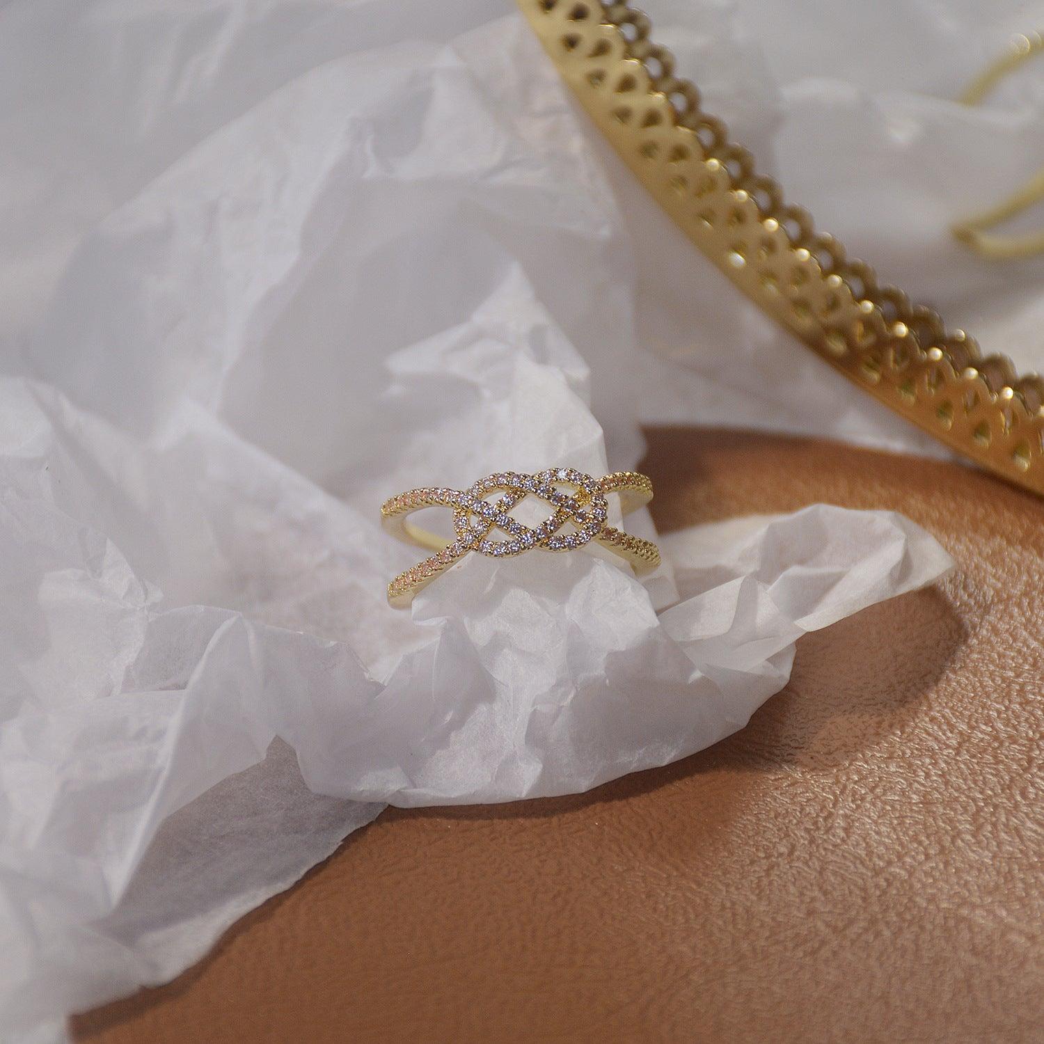 Liebesknotenring (2 Stile)