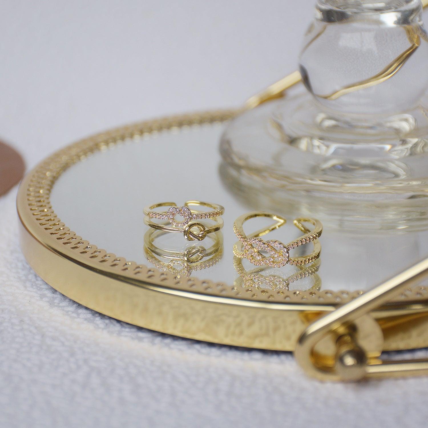 Liebesknotenring (2 Stile)