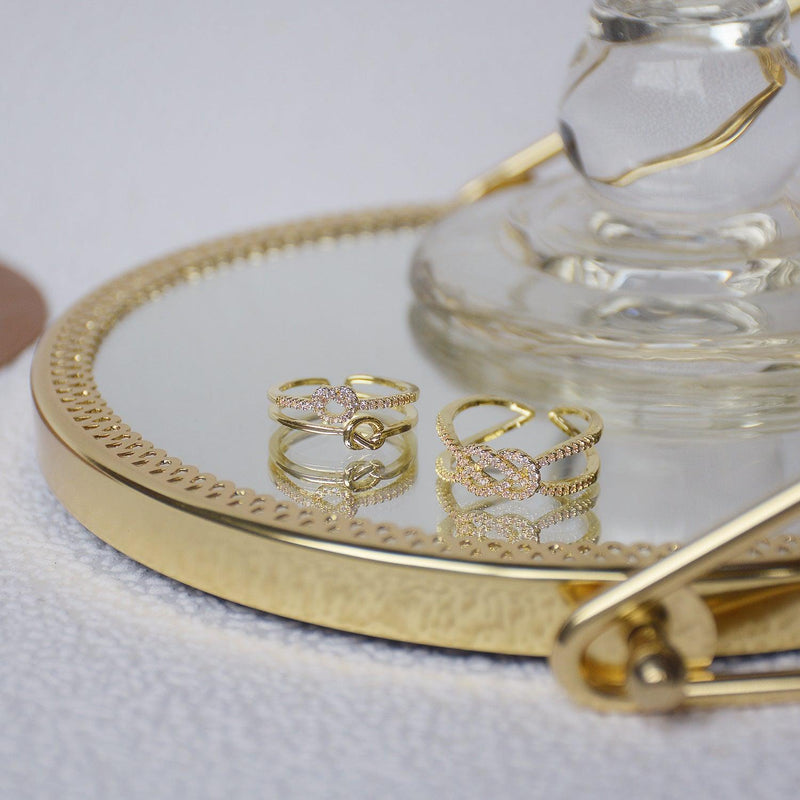 Liebesknotenring (2 Stile)