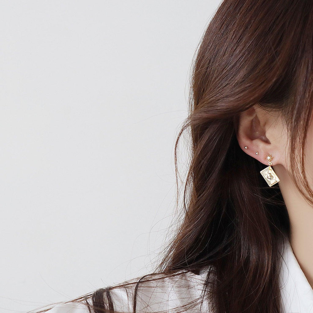 Liebesbrief-Ohrringe