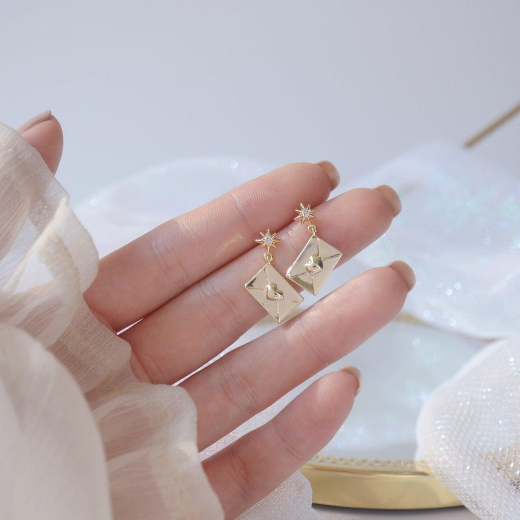 Liebesbrief-Ohrringe