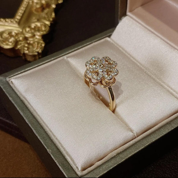 Glücksklee-Drehring