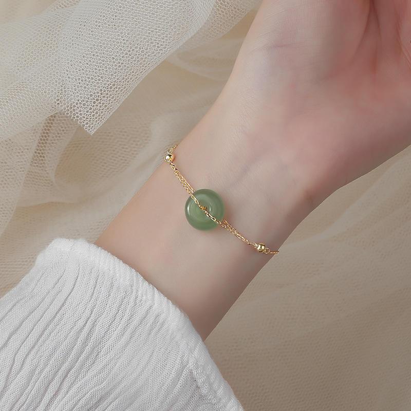 Glücksbringerarmband aus Jade