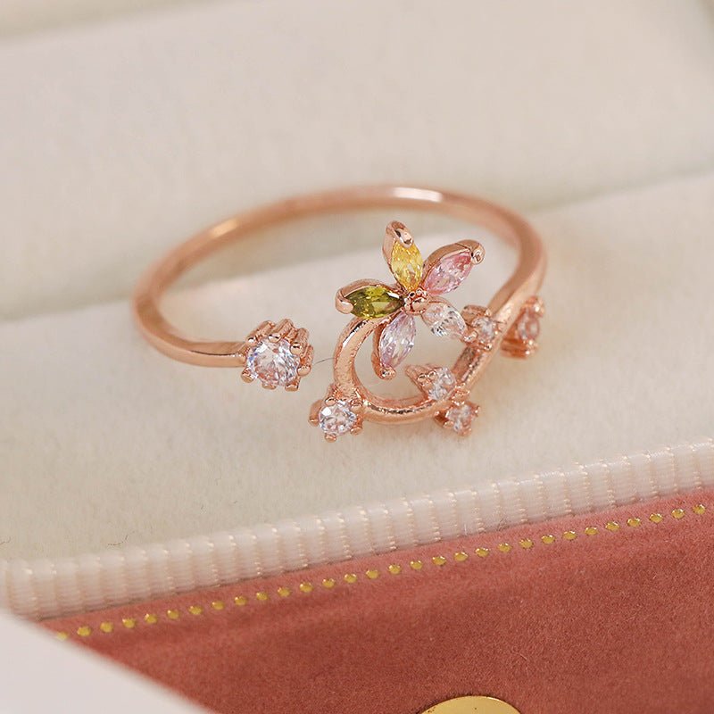 Zauberhafter Efeu Ring