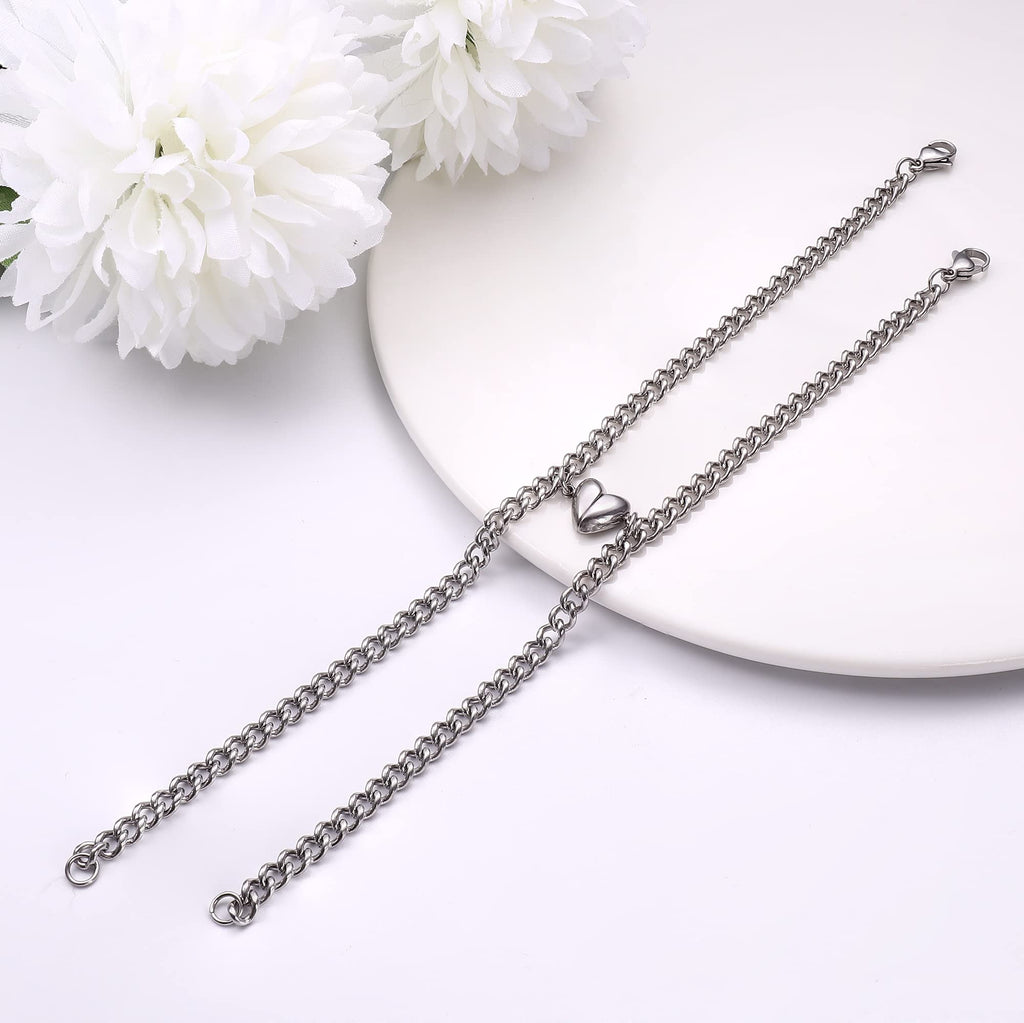 Magnetische Herz-Paar-Armbänder