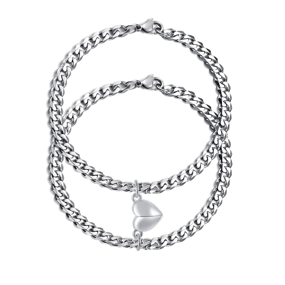 Magnetische Herz-Paar-Armbänder
