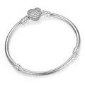 Carmiora - Liebesschloss Schlangenketten-Armband