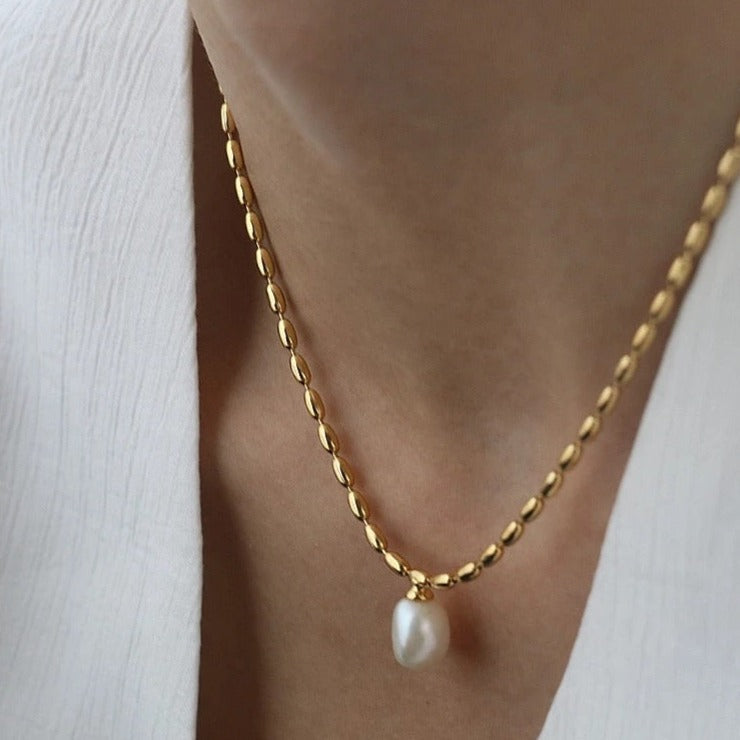 Chavri - Perlen Choker Halskette