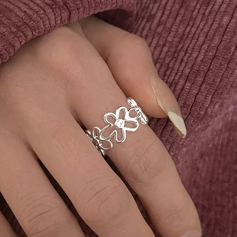 Chavri - Blume Geometrischer Ring