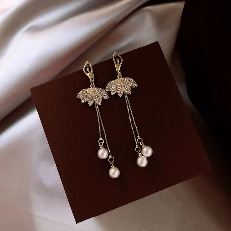 Carmiora - Elegante Perlen Ohrringe