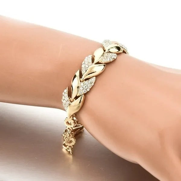 Carmiora - Verwunschen Blätter Geflochtene Armbänder