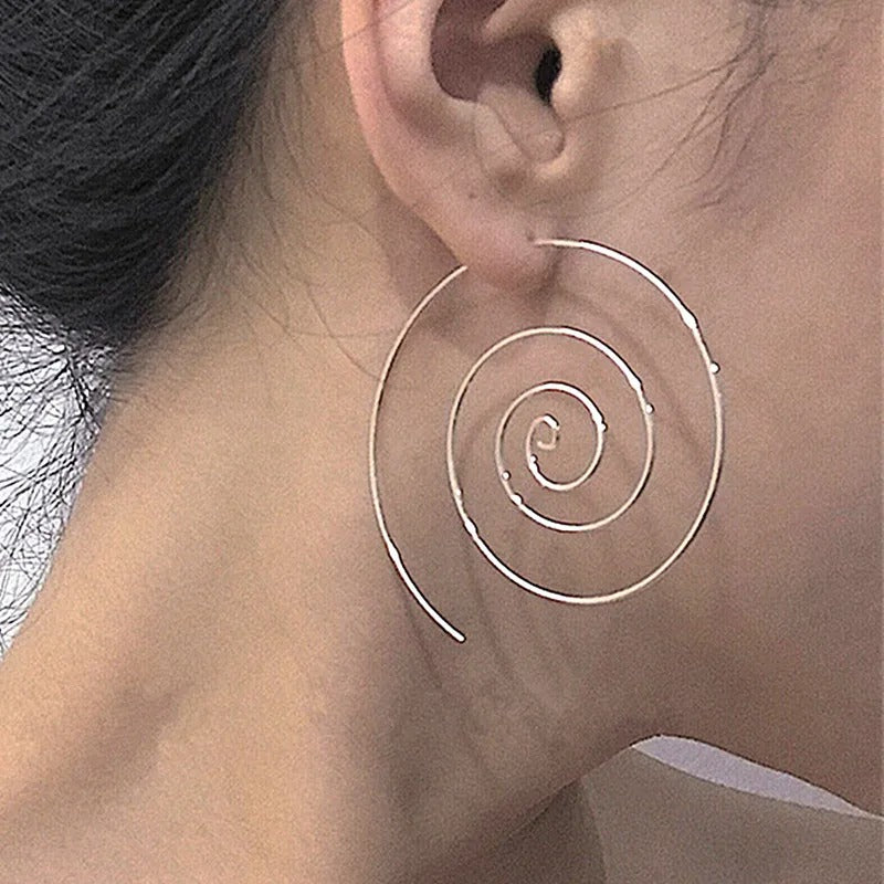 Carmiora - Einzigartige Spiral-Ohrstecker