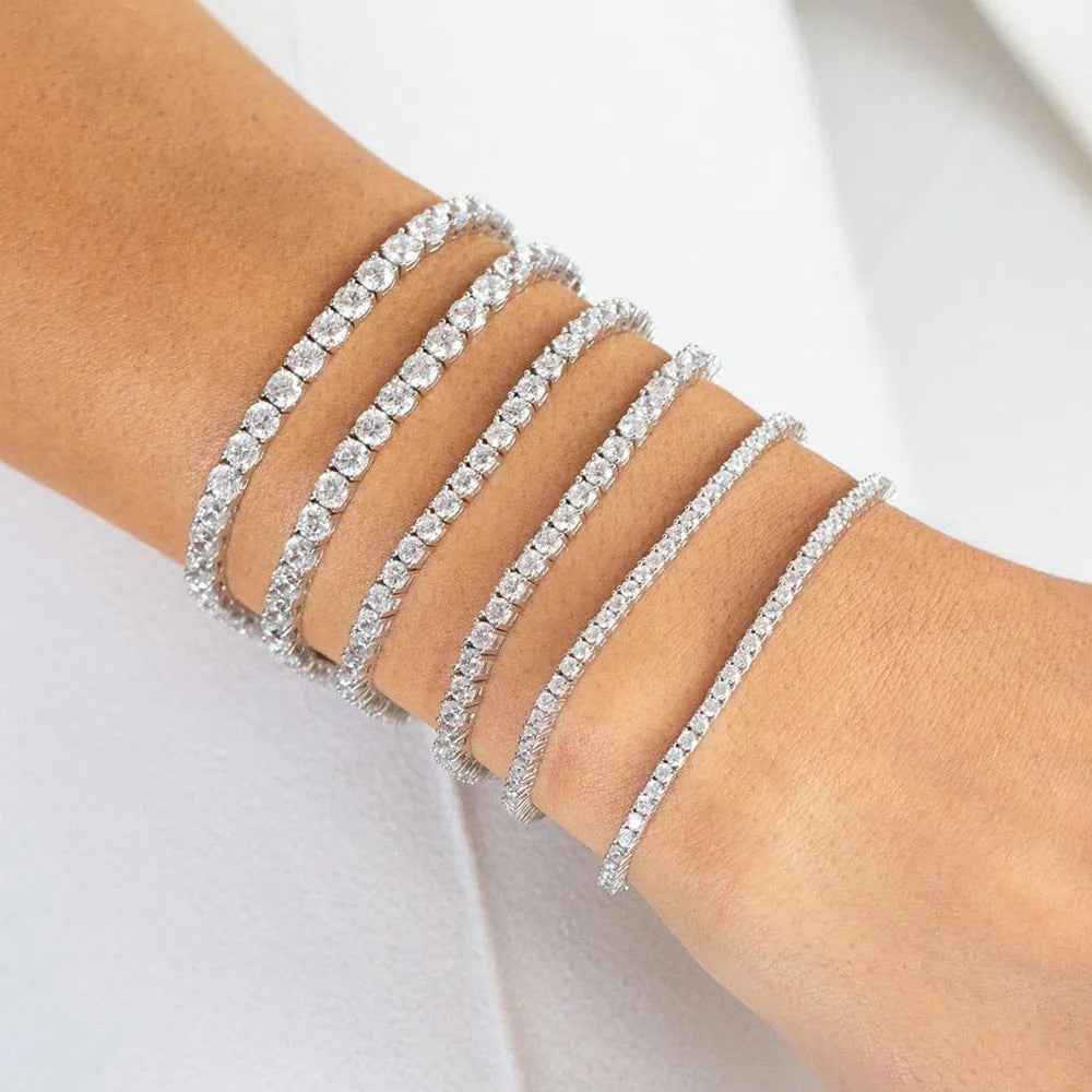 Carmiora - Zeitloses Tennis-Kettenarmband