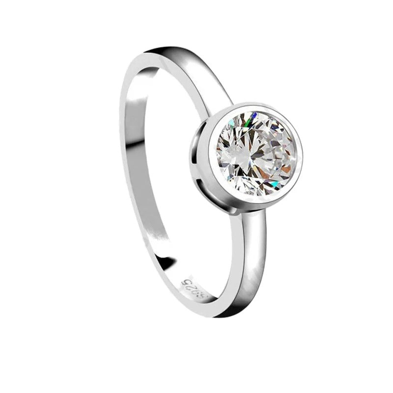 Carmiora - Runder CK-Silberring