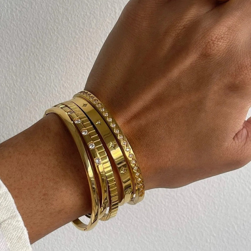 Carmiora - Edelstahl Boho-Armband