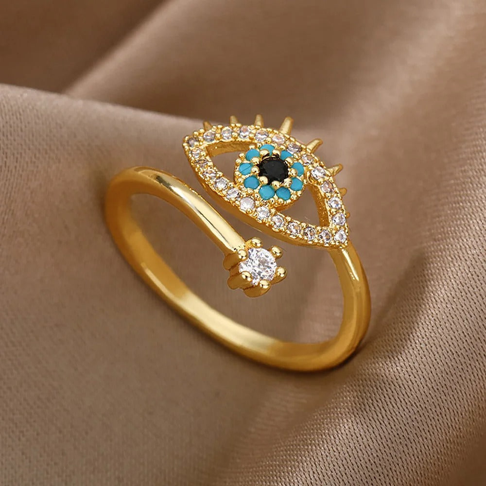 Carmiora - Türkischer Böses-Auge-Ring