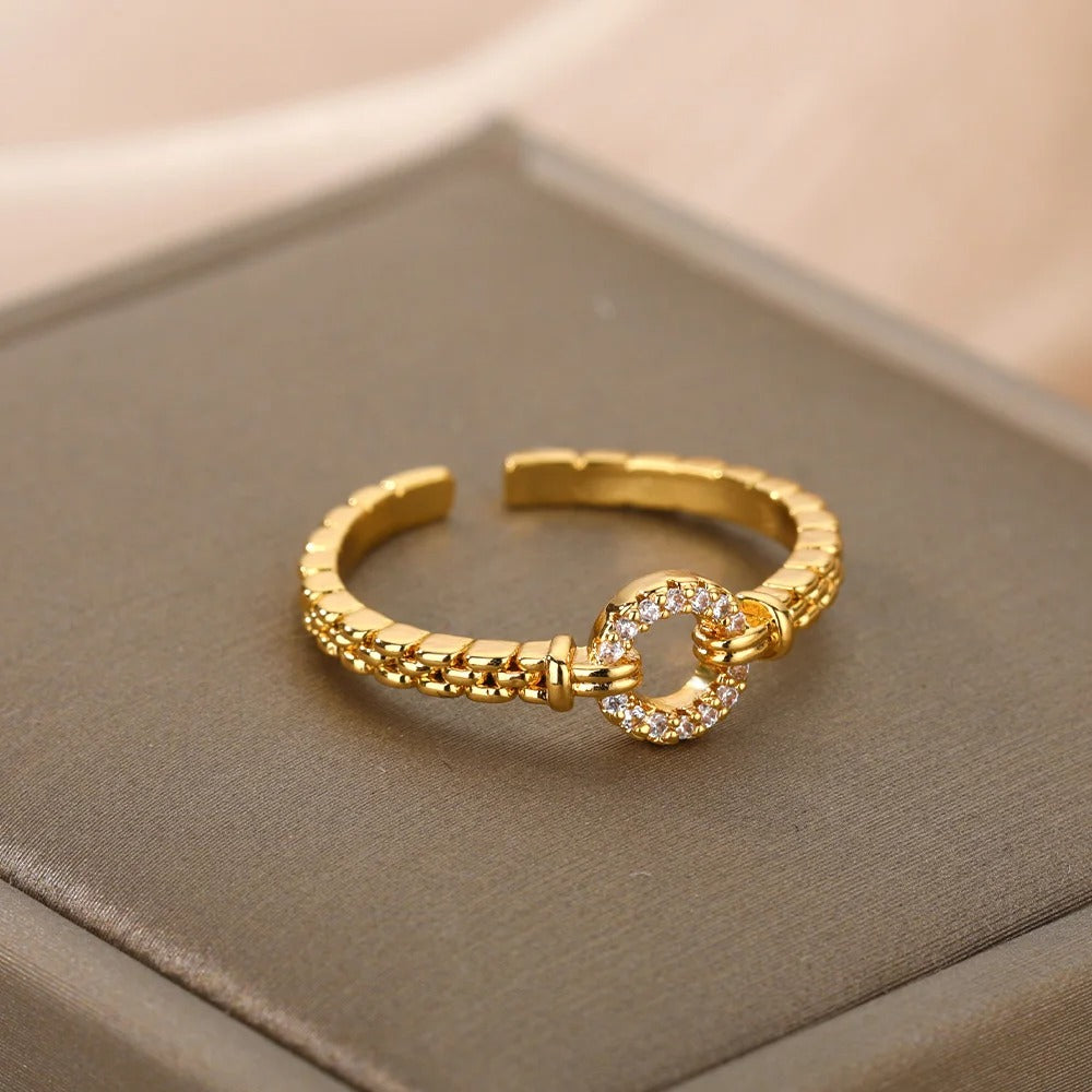 Carmiora - Runde Ringe mit Zirkonen