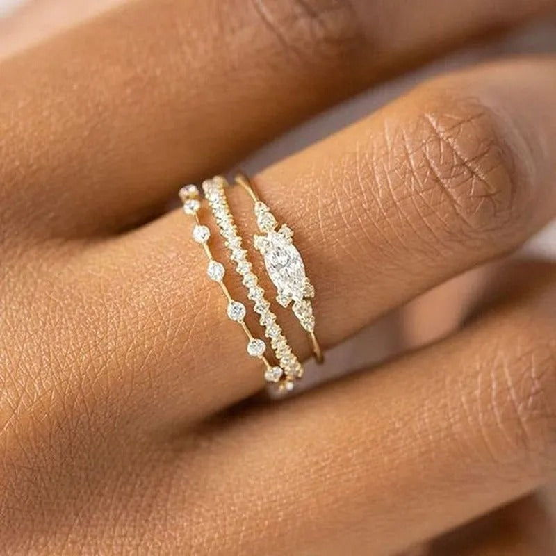 Carmiora - Zirkon Finger Ringe