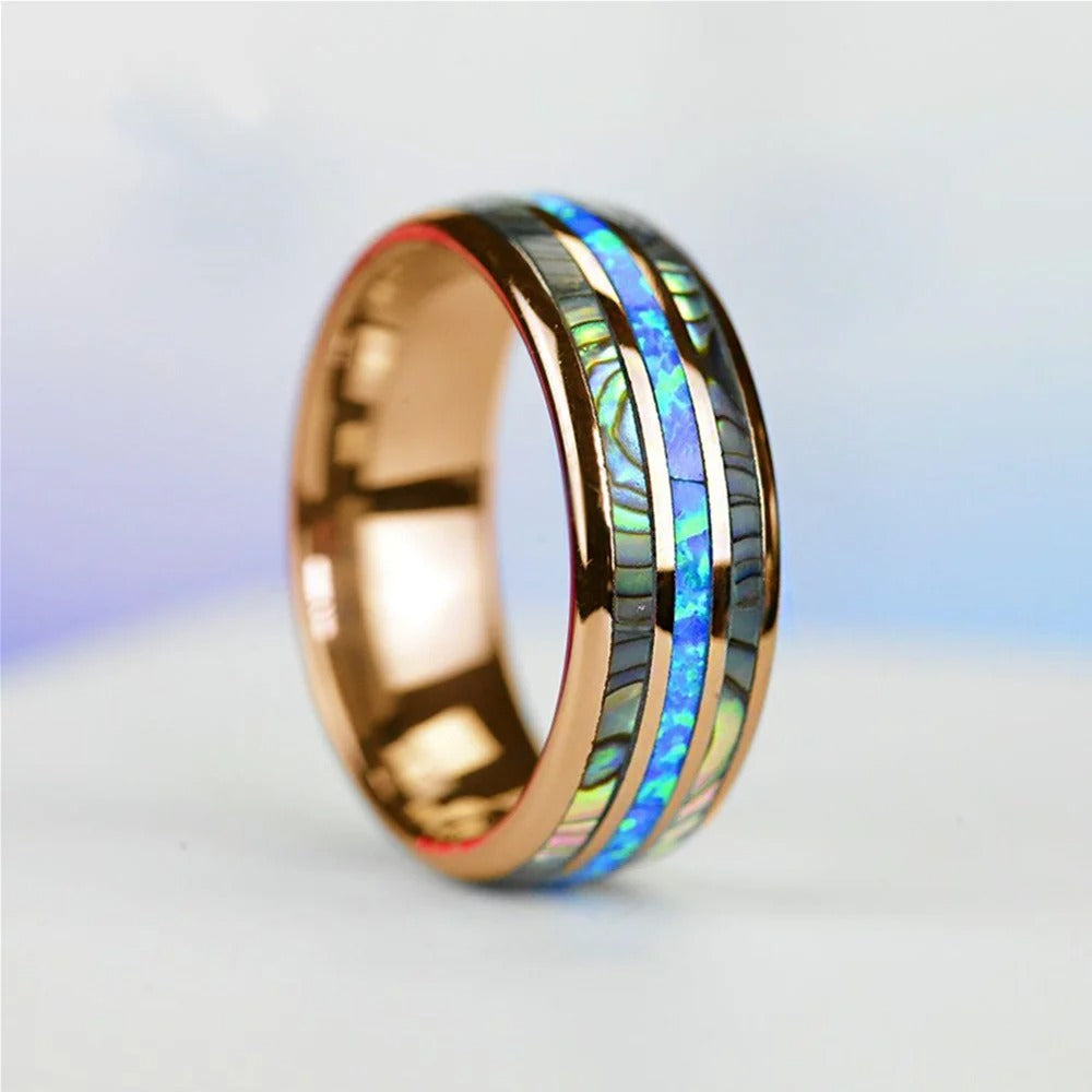 Carmiora - Blauer Opal Ring