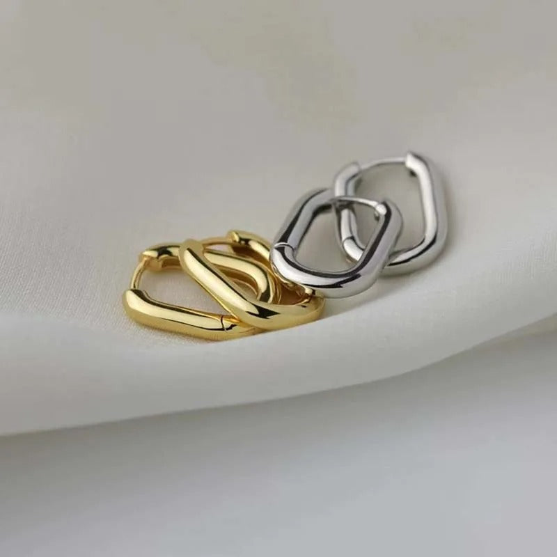 Carmiora - Minimalistische U-Design Ohrstecker