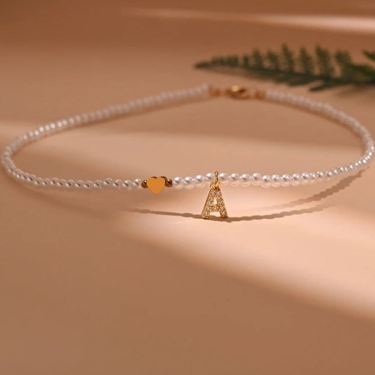 Carmiora - Perlenkette mit Initialen