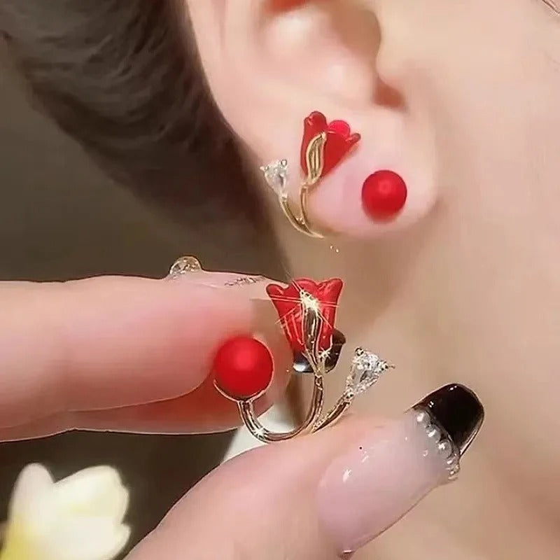 Carmiora - Elegante Tulpen-Ohrringe