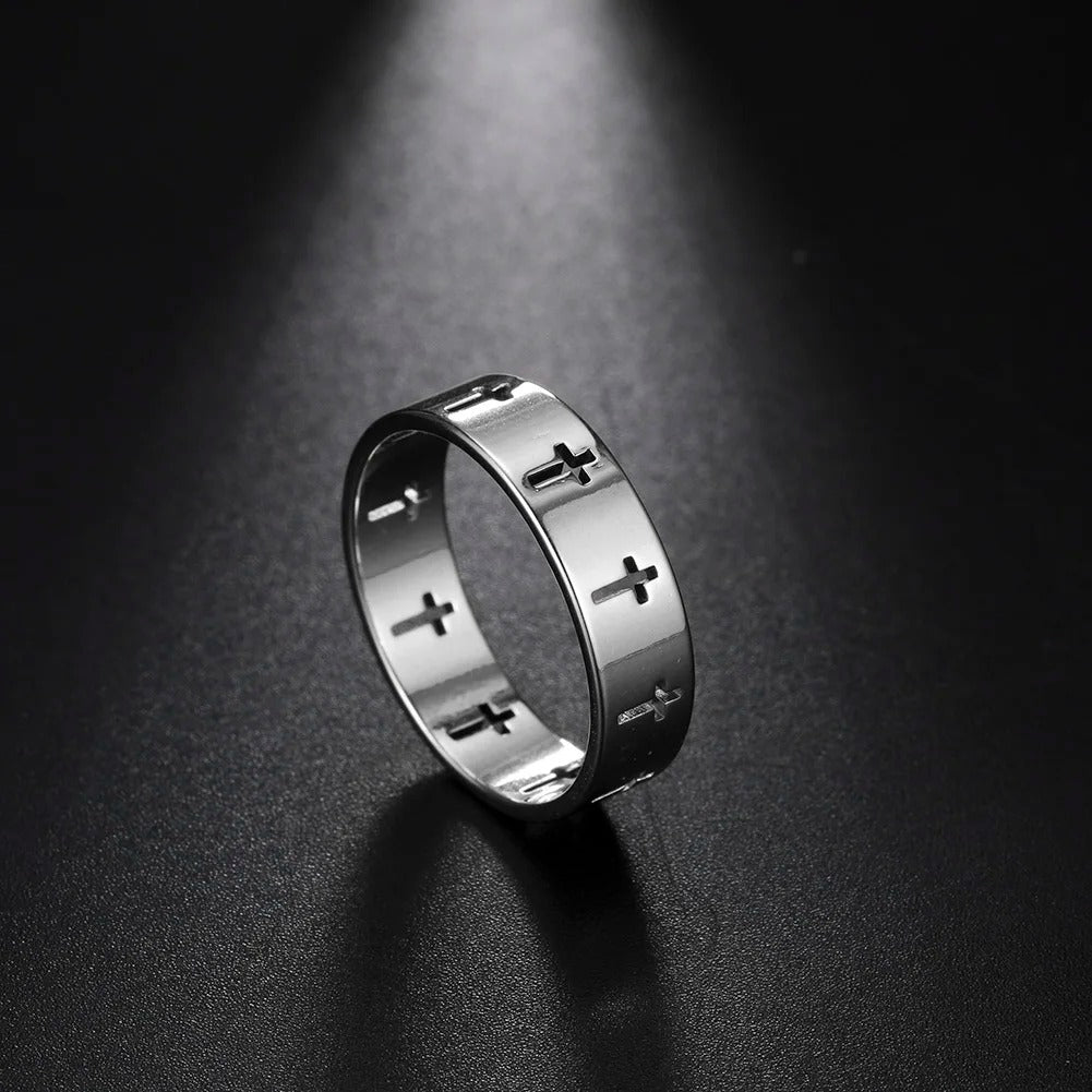 Chavri - Frauen Hollow Cross Ring