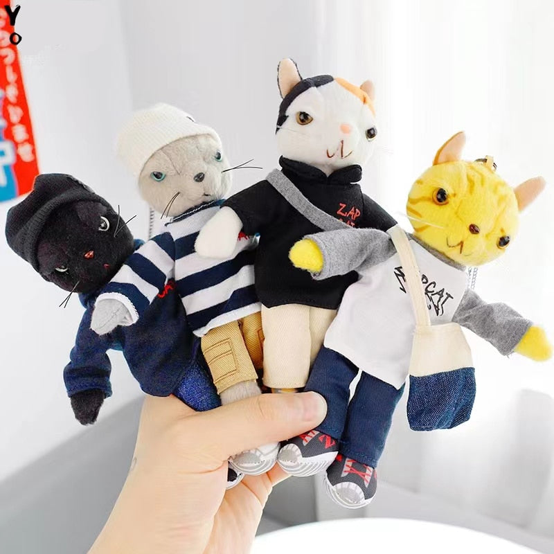 Hippe und trendige Katzenpuppen-Halskettenanhänger