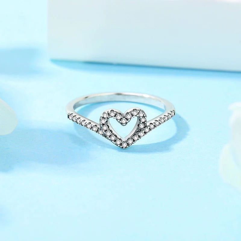 Carmiora - Sterlingsilber Stapelring