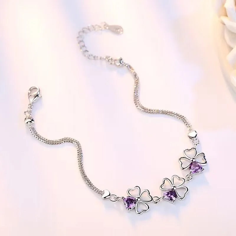 Carmiora - Violette Kristall Armbänder