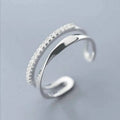 Chavri - Elegante CZ-Ringe in Doppellinie