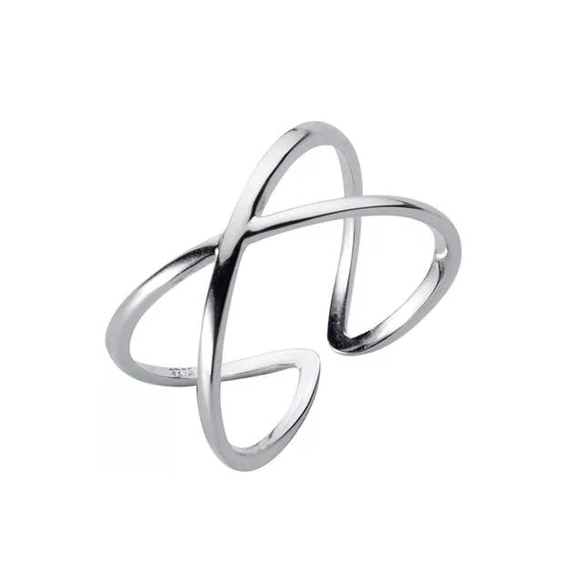 Carmiora - Silber Kreuz Ringe
