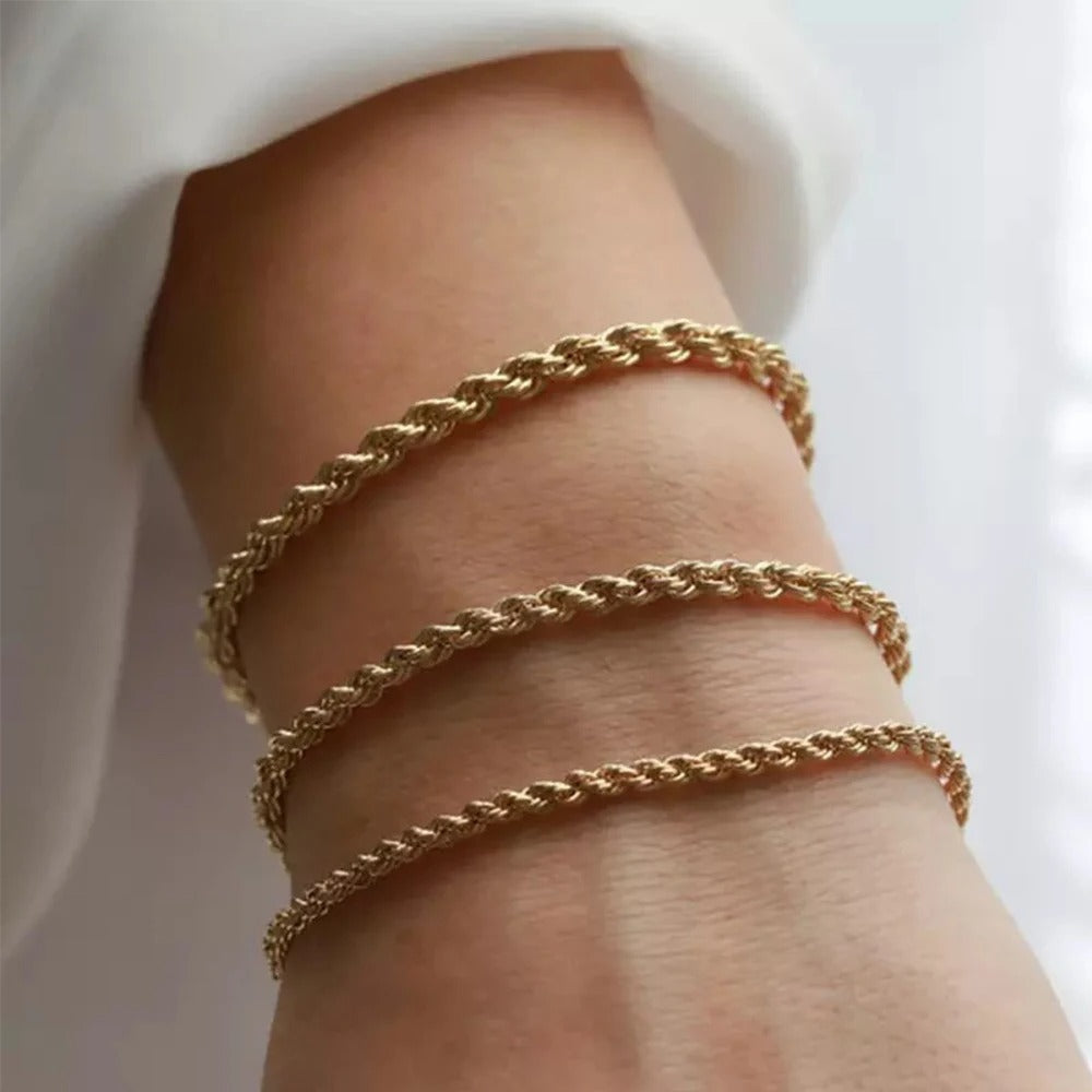 Carmiora - Verschlungenes Kettenarmband