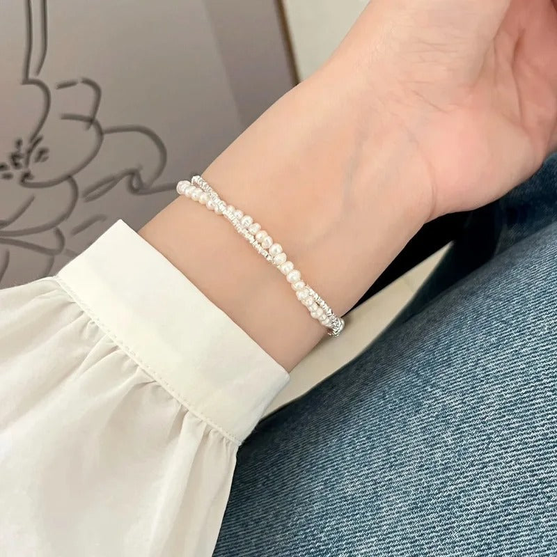 Carmiora -Perle geschichtet  Armband