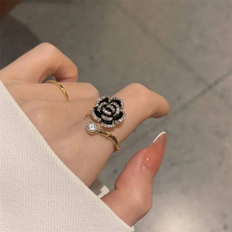 Carmiora - Rosa Metall Ringe