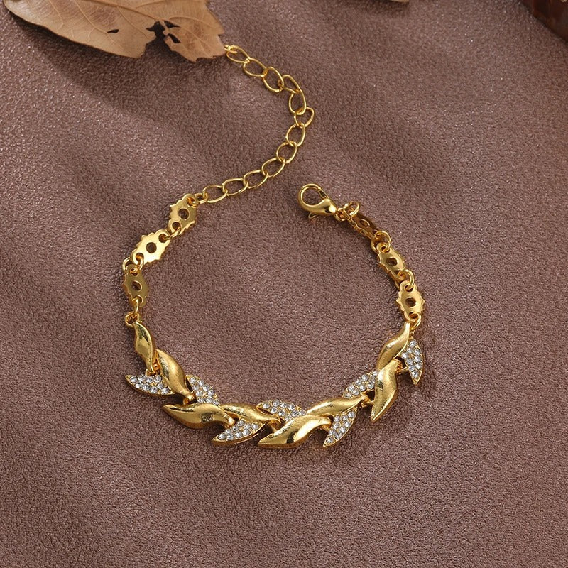 Carmiora - Verwunschen Blätter Geflochtene Armbänder