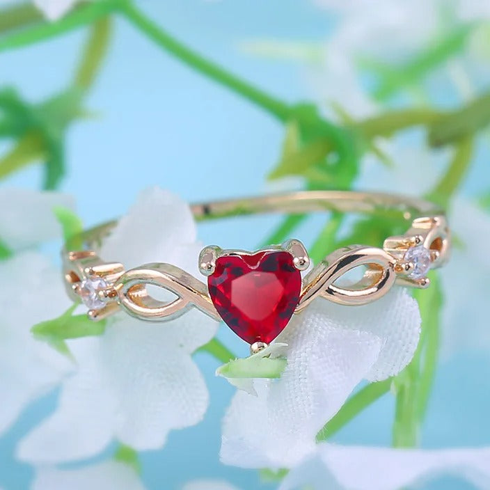 Carmiora - Ewige Liebe CZ Herz Ring