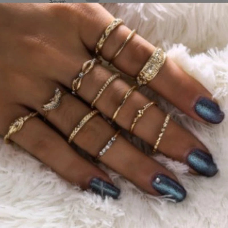 Chavri - Verzaubertes böhmisches Ring-Set