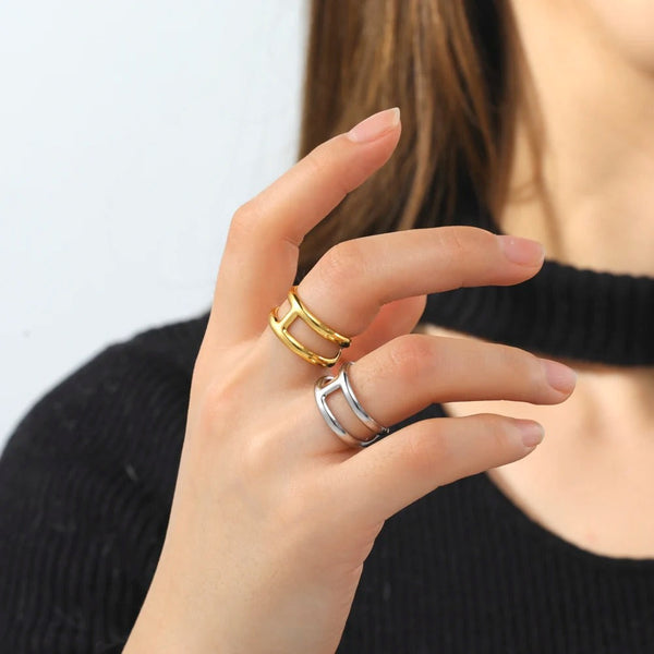 Chavri- Verstellbarer Frauen Fingerring