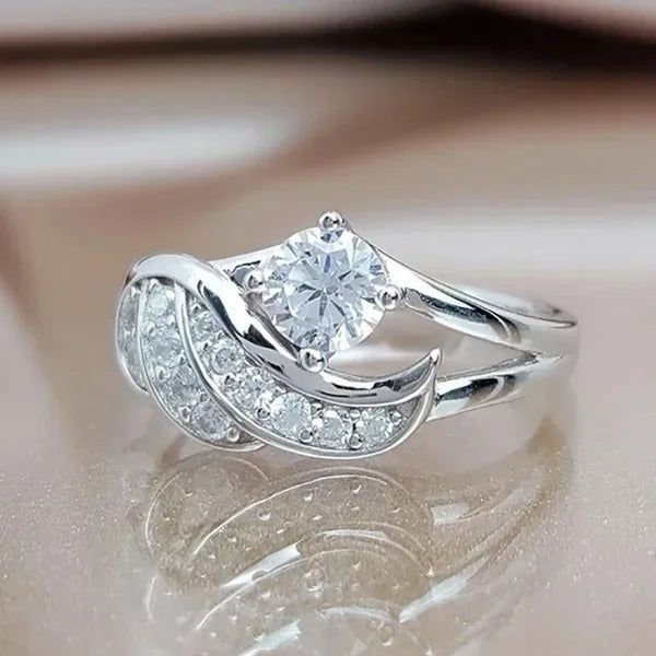 Carmiora - Kristall Ring Engelsflügel