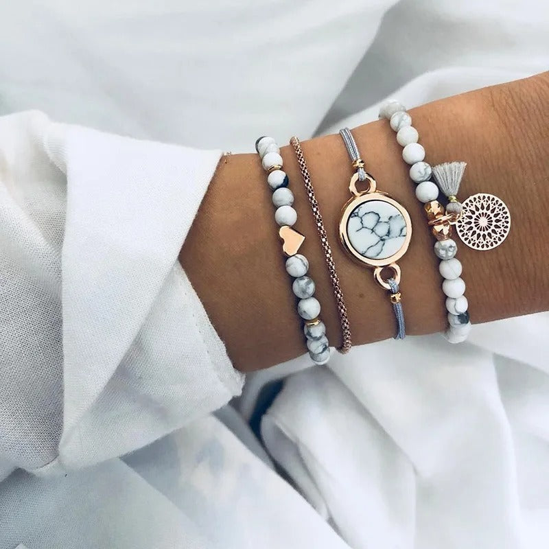 Carmiora - Geometrisches Boho-Fusion-Armband