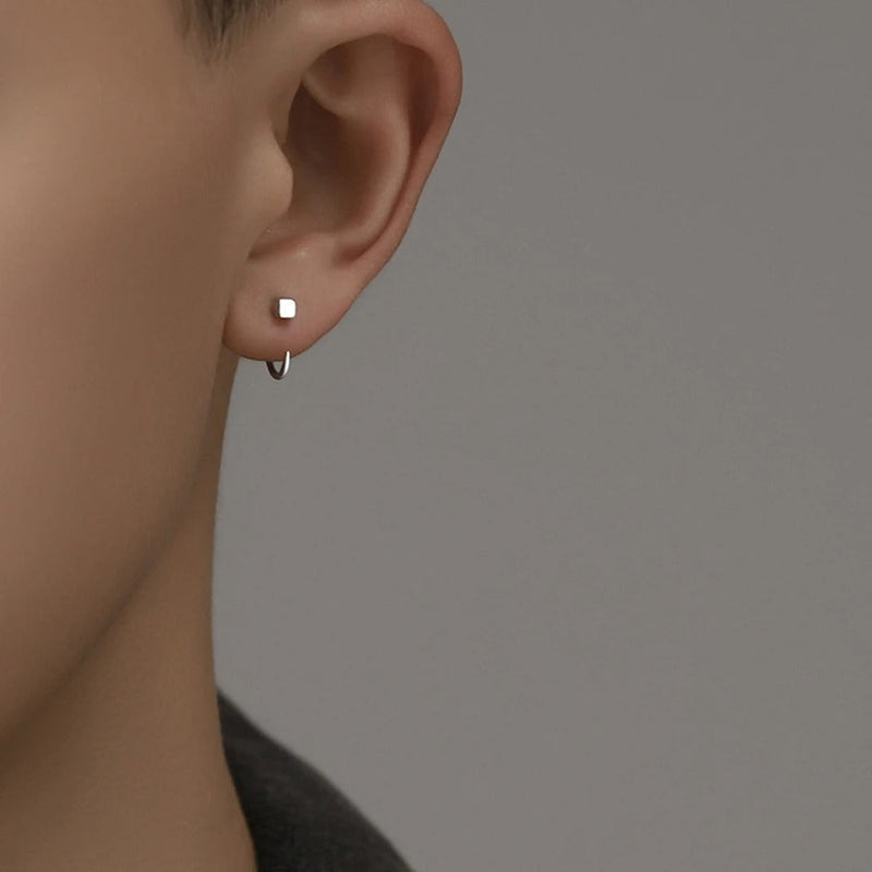 Carmiora - Minimalistische quadratische Ohrringe