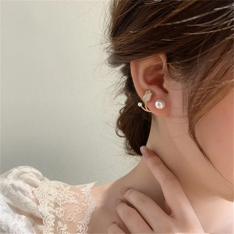 Carmiora - Glänzende Tulpen-Ohrstecker