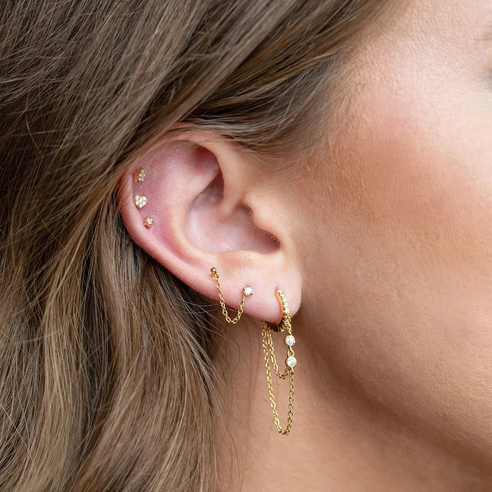 Chavri - Kettenohrringe Baumelnd